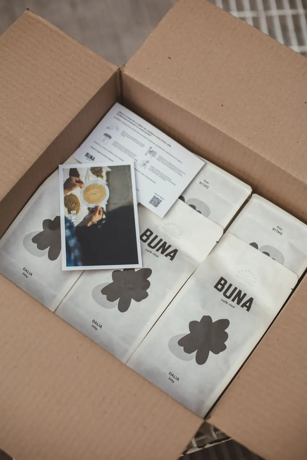 Caja de 12 Bolsas Café Dalia de 340grs