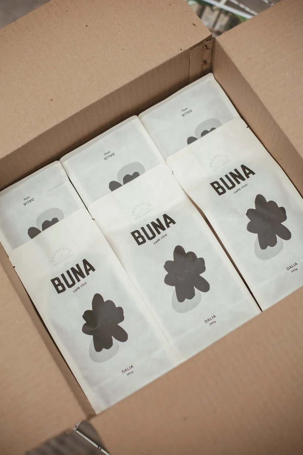 Caja de 12 Bolsas Café Dalia de 340grs