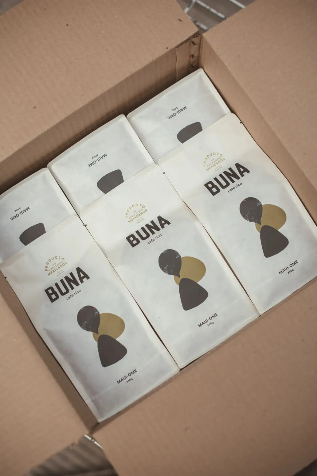 Caja de 12 Bolsas Café Maui Ome de 340grs